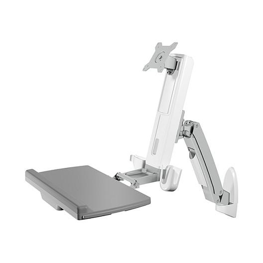 Mbajtëse për Monitor ICY BOX IB-MS600-W, 1 Monitor, deri 24", deri 8kg, për mur, VESA 75x75 & 100x100 - Argjend, Bardhë - 2