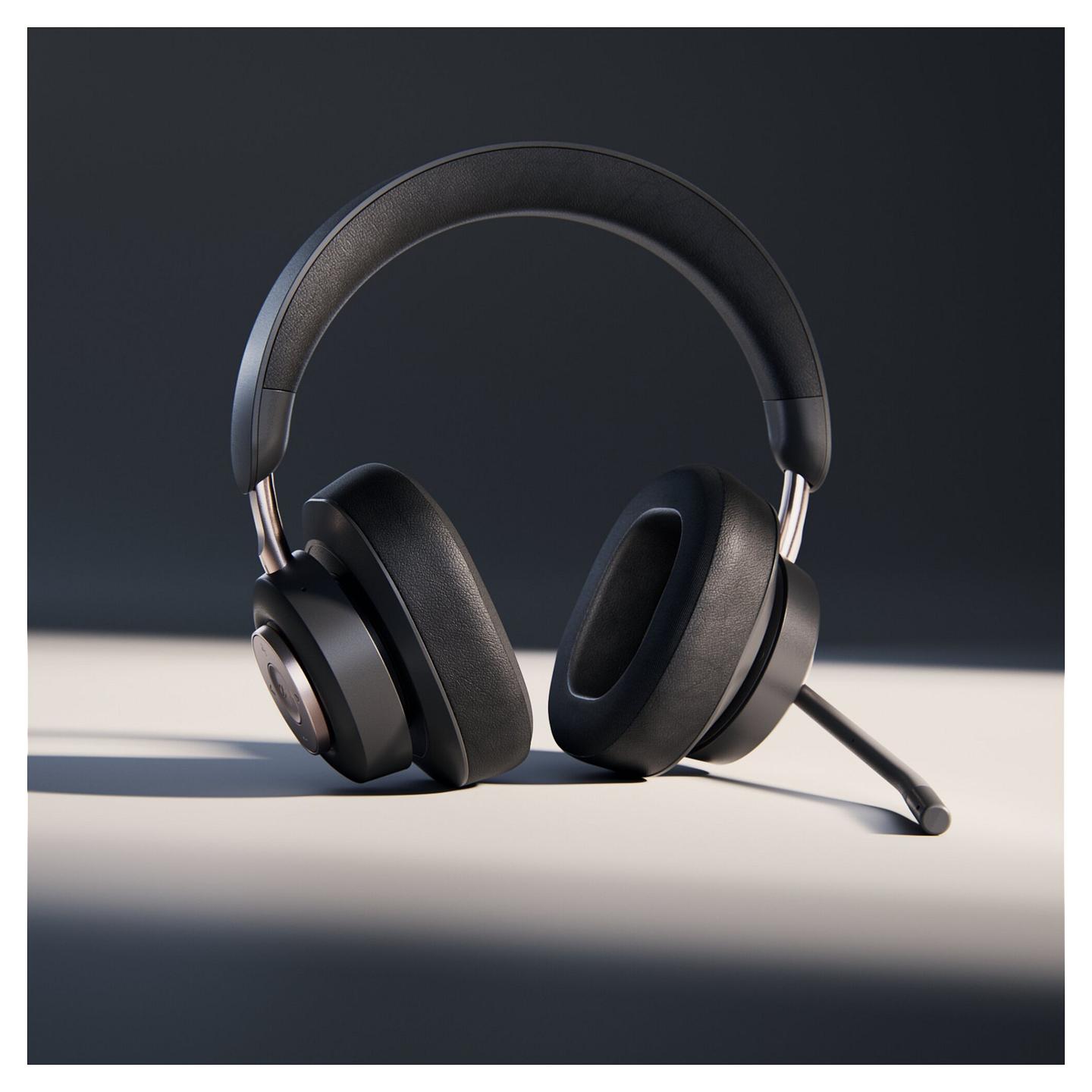 Kufje pa kabllo Kensington H3000 / Bluetooth 5.2 / Over-Ear / 40mm / Mikrofon / Noise Cancelling - Zezë - 110