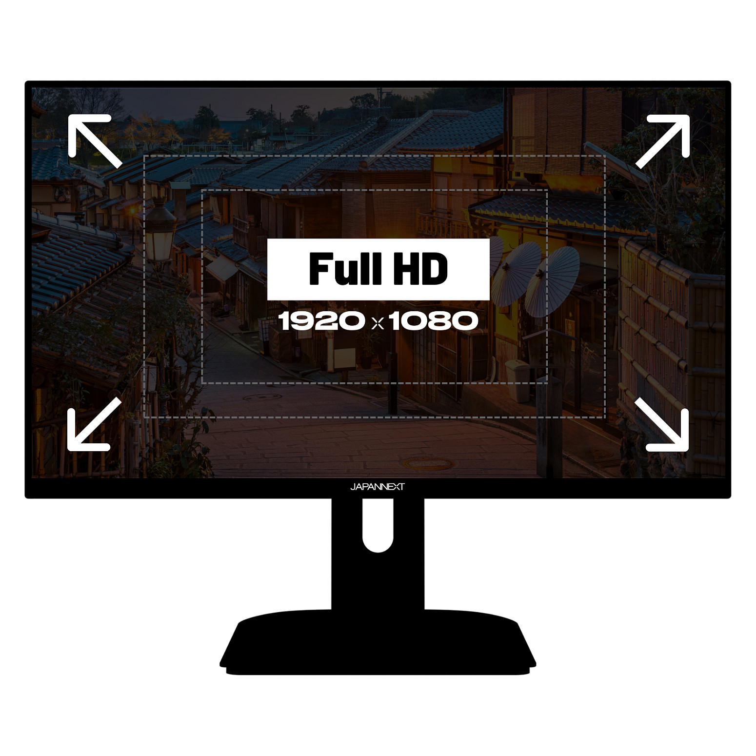 Monitor Gaming JapanNext / 23.8"/ Full HD IPS / LCD / 200Hz / 0.5ms / HDMI+DP - Zezë - 12