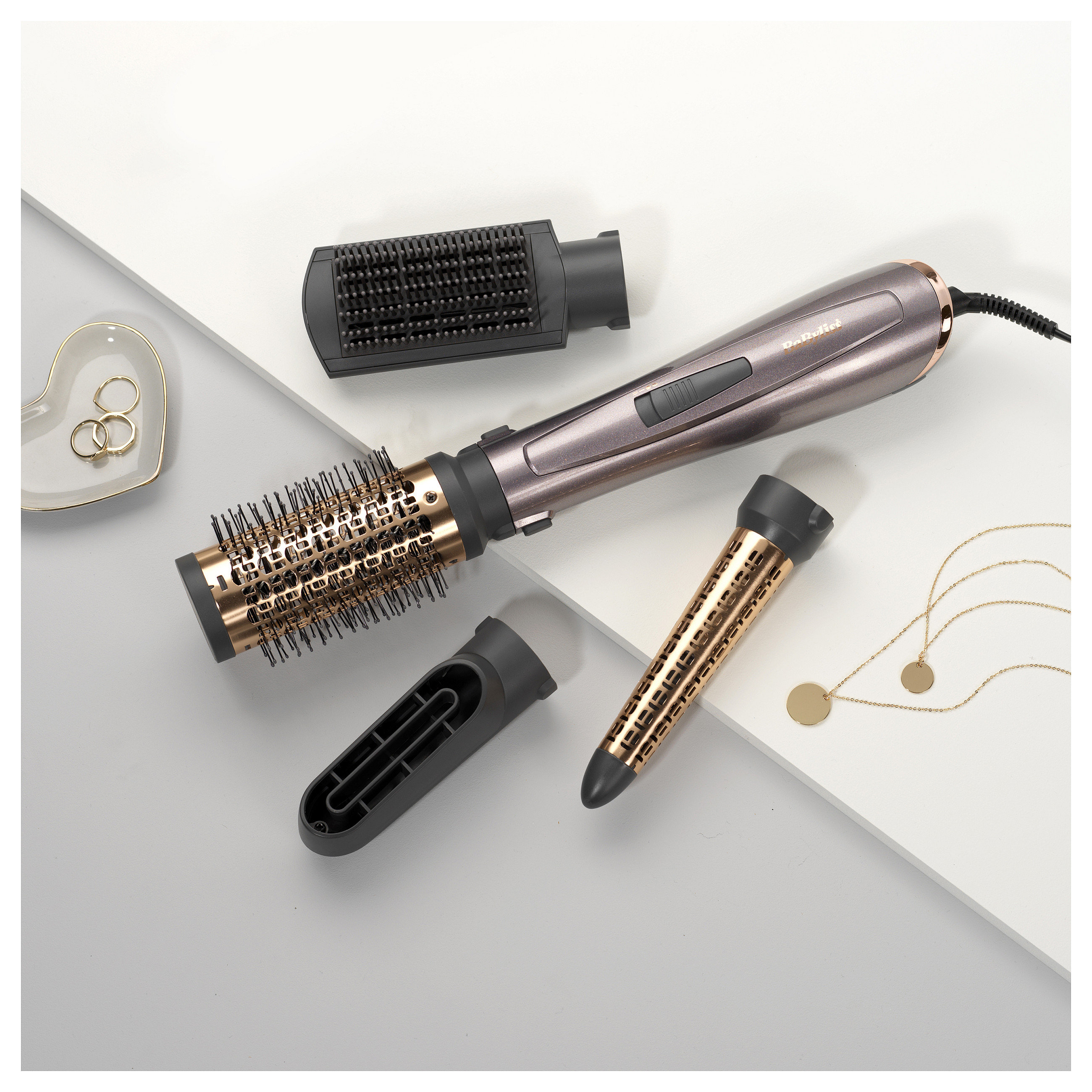 Stilues për Floke BaByliss AS136E Air Style 1000 Hot Air Brush with Ionic Technology - 10