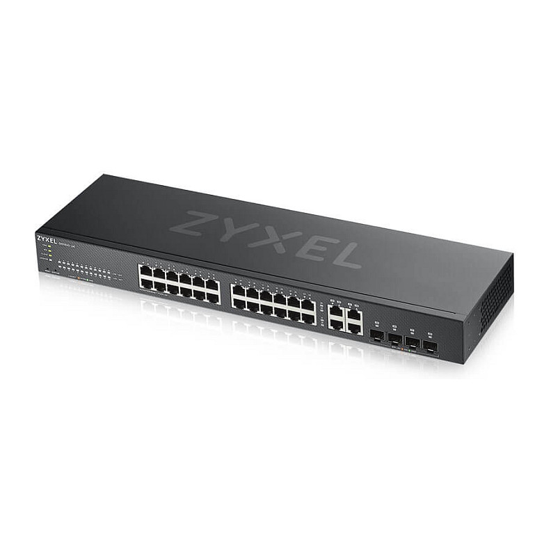 Switch Zyxel GS1920-24V2 M RM, 24+4 porte - 4