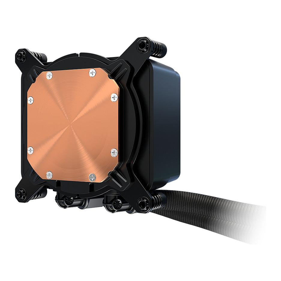 Ftohës për procesor ASRock Challenger 360 Digital / 360mm / AIO / ARGB / LCD - Zezë - 10