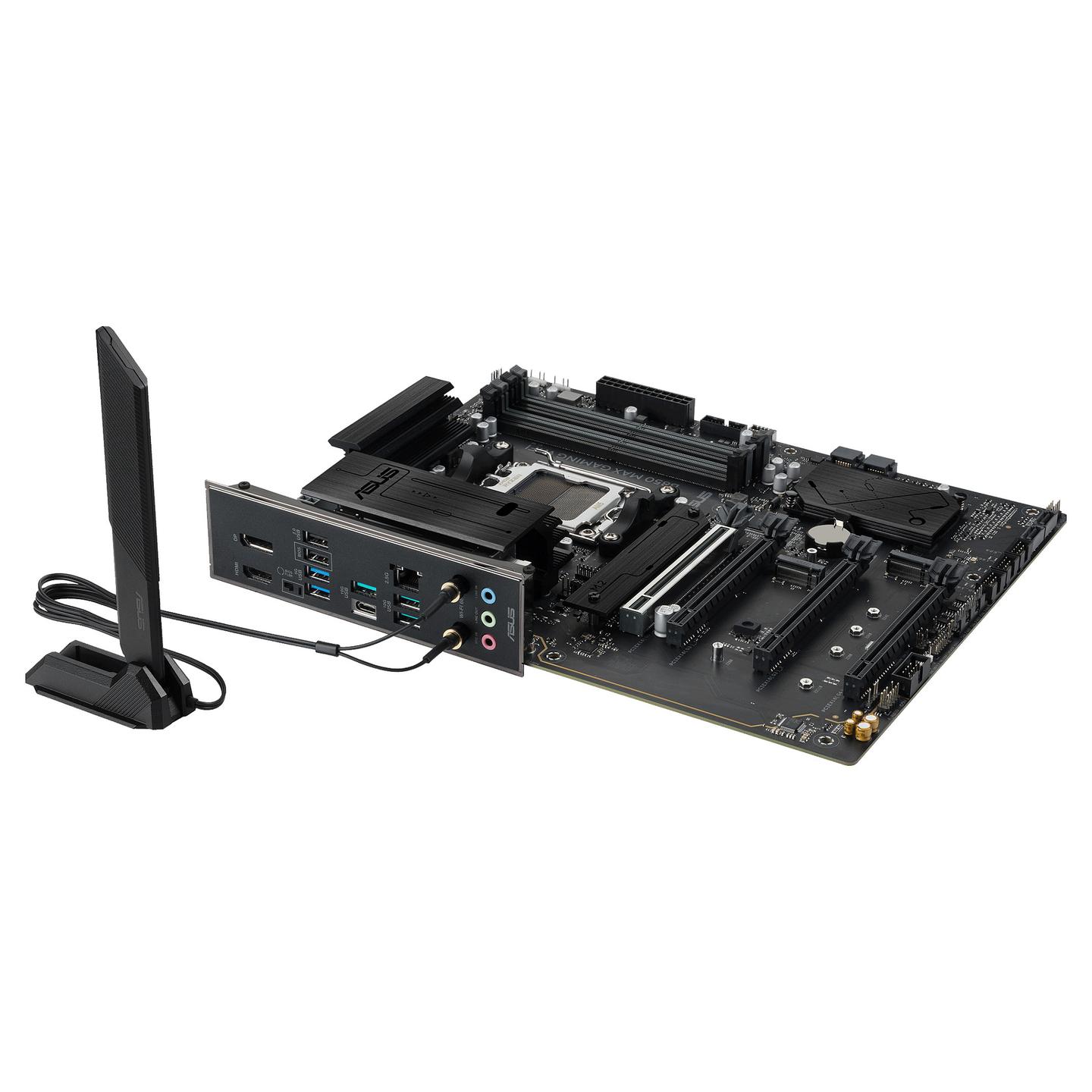 Pllakë Amë MB AMD ASUS B850 MAX GAMING WIFI, AM5, B850, DDR5, ATX, Wi-Fi 6E, Bluetooth 5.4, 2.5GbE LAN, HDMI, DisplayPort - 10