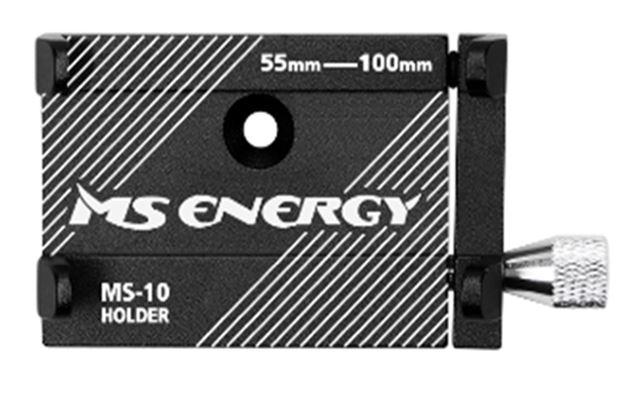 Mbajtëse për Telefon MS Energy PH-10 / Për Biçikletë dhe Trotinet / Alumin / 55–100 mm - Zezë