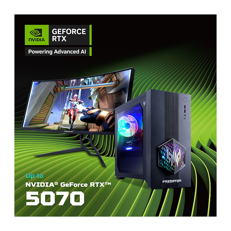 Kompjuter Gaming Acer PREDATOR Orion 3000 PO3-665_H810 / Ultra 7-265F / 32GB DDR5 / 1TB / RTX 5070 12GB - Zezë - 11