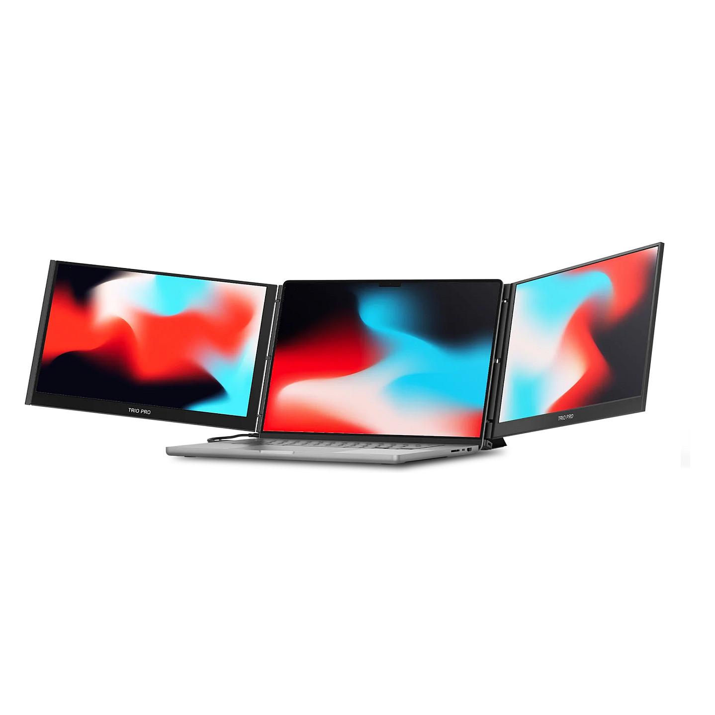 Monitor Portativ Mobile Pixels Trio 3.0 Pro / 14.1" / 2.2K IPS / 60Hz / 5ms / USB-C+Mini HDMI - Zezë