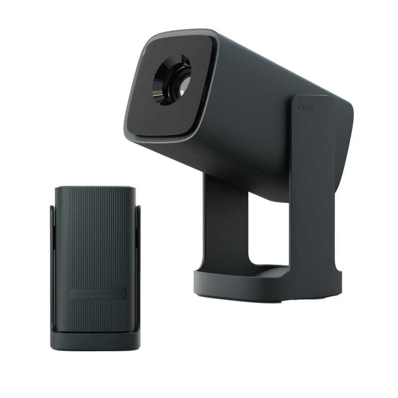 Projektor WANBO CUBE 1 LCD / HD (1280 x 720) / 200 lumen / Android TV 11 / Wi-Fi + Bluetooth / HDMI + USB - Gjelbër - 2