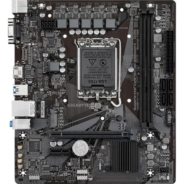 Pllakë Amë Gigabyte H610M H V2, LGA1700, H610, DDR5, Micro ATX, D-Sub, HDMI, GbE LAN  - 3