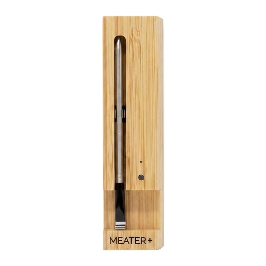 Termometër për Ushqim MEATER Plus, Wireless, Bluetooth, Deri në 50m - Zezë