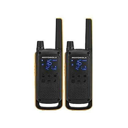 Radio Lidhje Motorola Talkabout T82 Extreme Twin Pack, PMR446, 16 Kanale, 500mW, Deri në 10km, IPX4, 2 Copë - Zezë/Verdhë - 1
