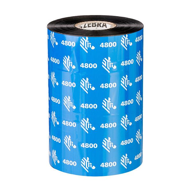 Shirit Boje Zebra 4800 Performance Resin, 80 mm × 450 m, 12 copë - Zezë
