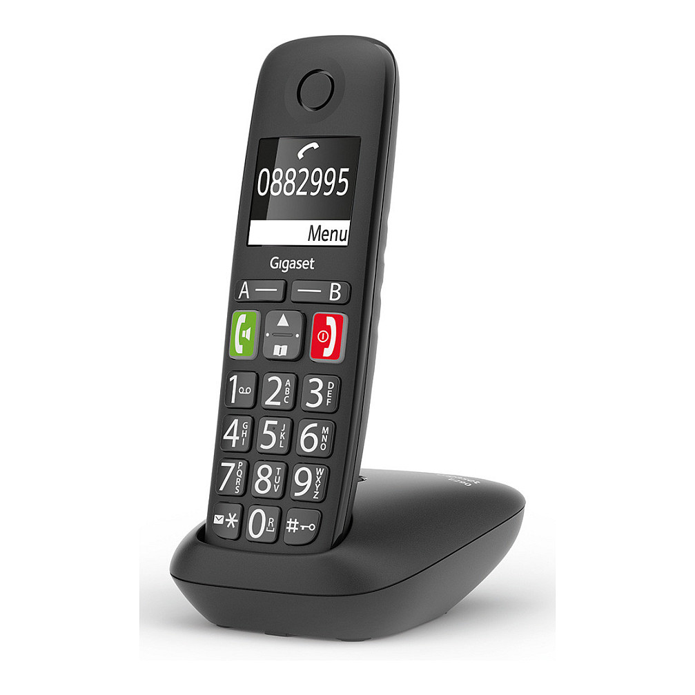 Telefon i thjeshtë Gigaset E290 / 2" / DECT & Hands-Free - Zezë - 6