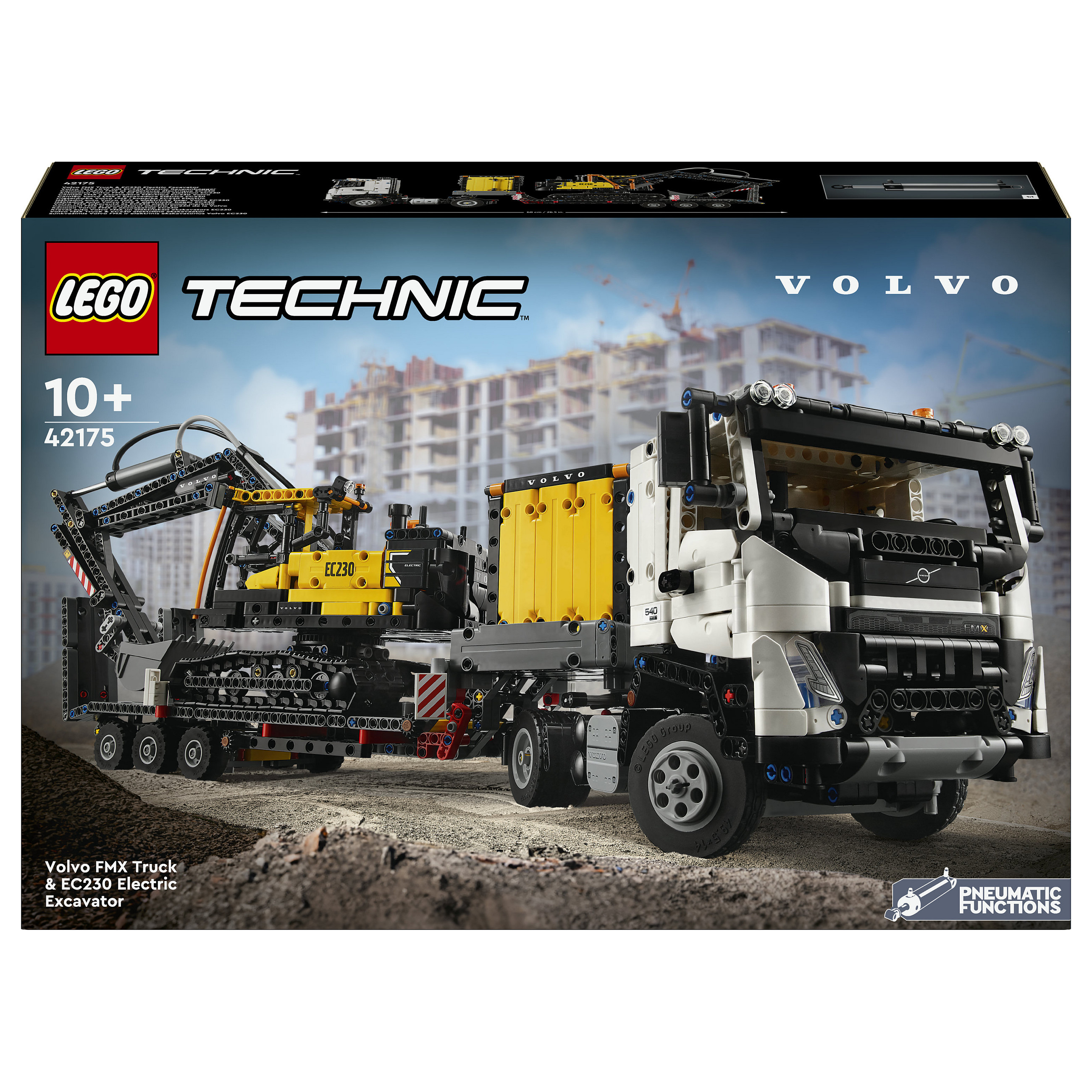 LEGO Technic Volvo FMX Truck with EC230 Electric Crawler Excavator 42175 - 1
