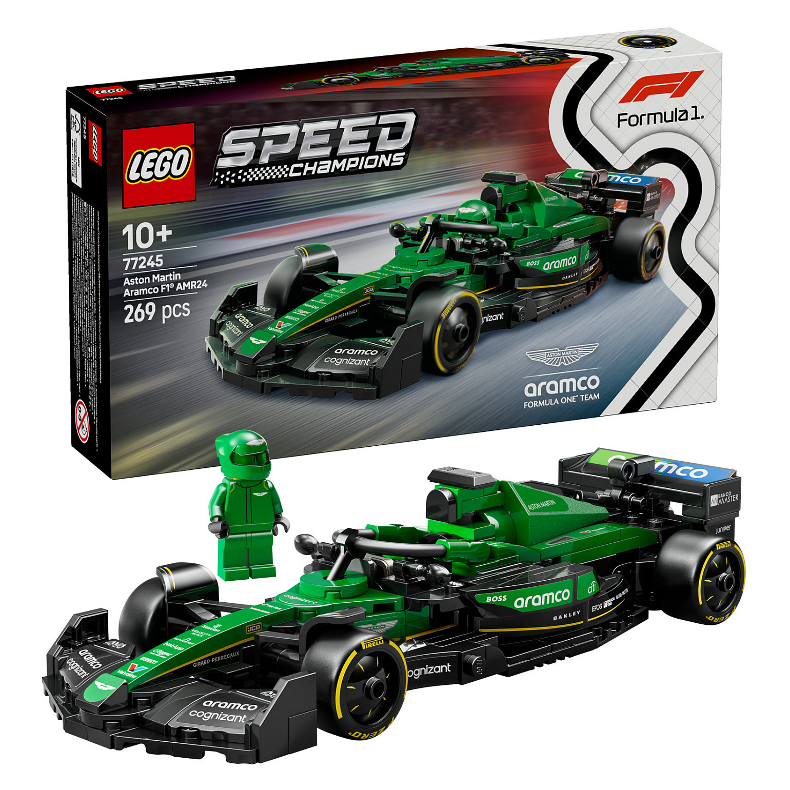 LEGO Speed Champions Aston Martin Aramco F1 AMR24 Rennauto 77245 - 2
