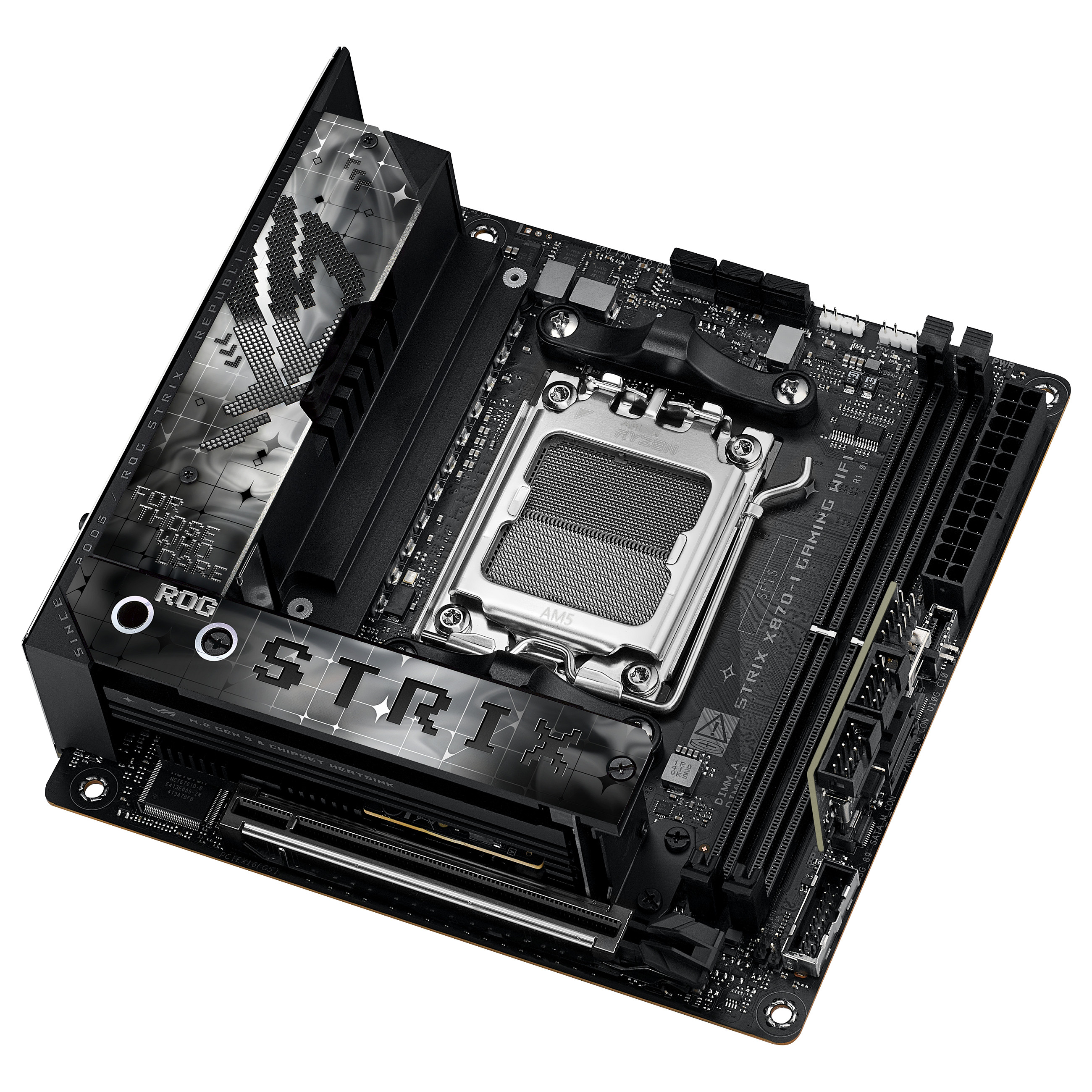 Pllakë Amë ASUS ROG STRIX X870-I Gaming WIFI AM5 ITX - 6