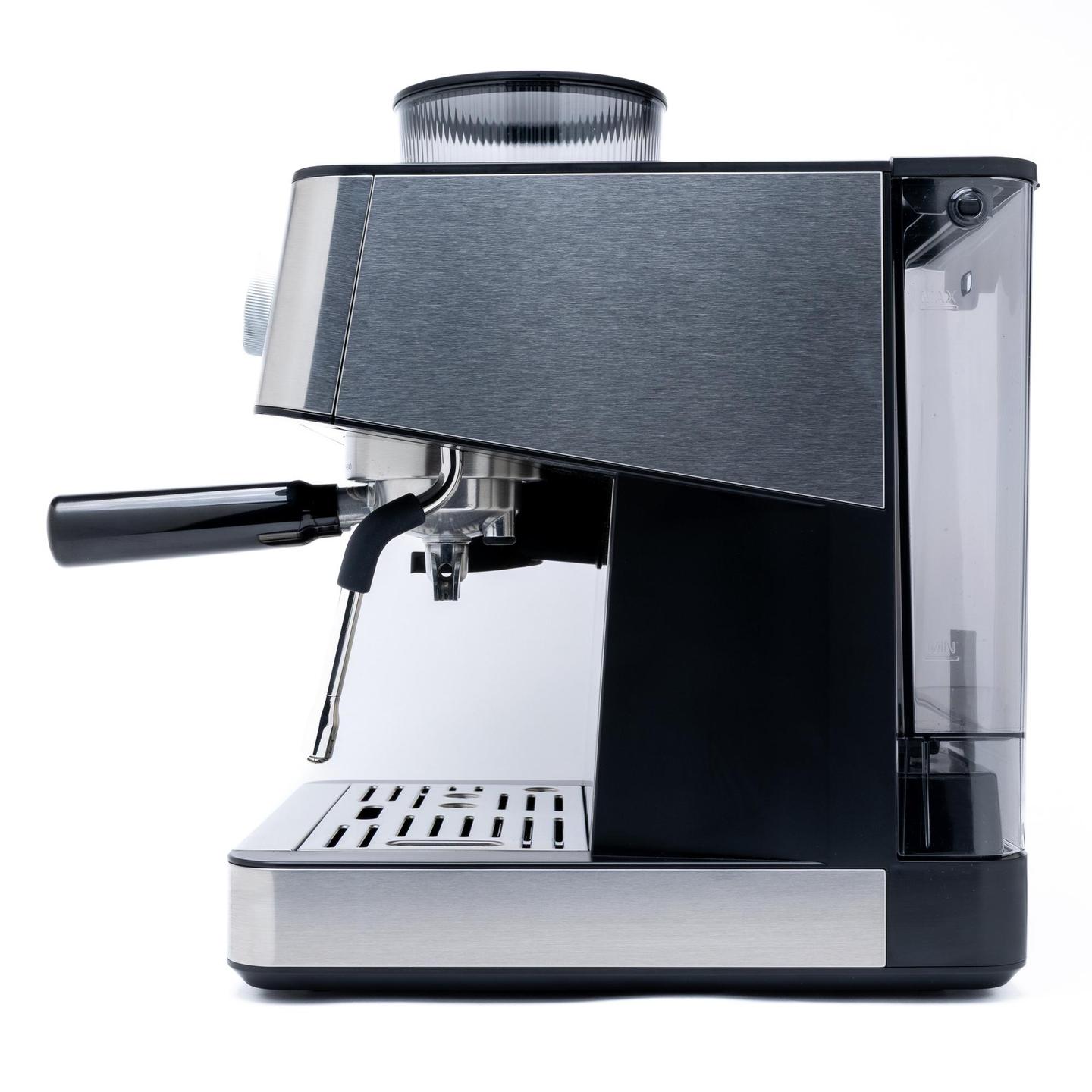 Aparat për kafe Tornado TCM5431-GS / Portafilter / 20 Bar / 2.3L – Zezë/Argjend - 3
