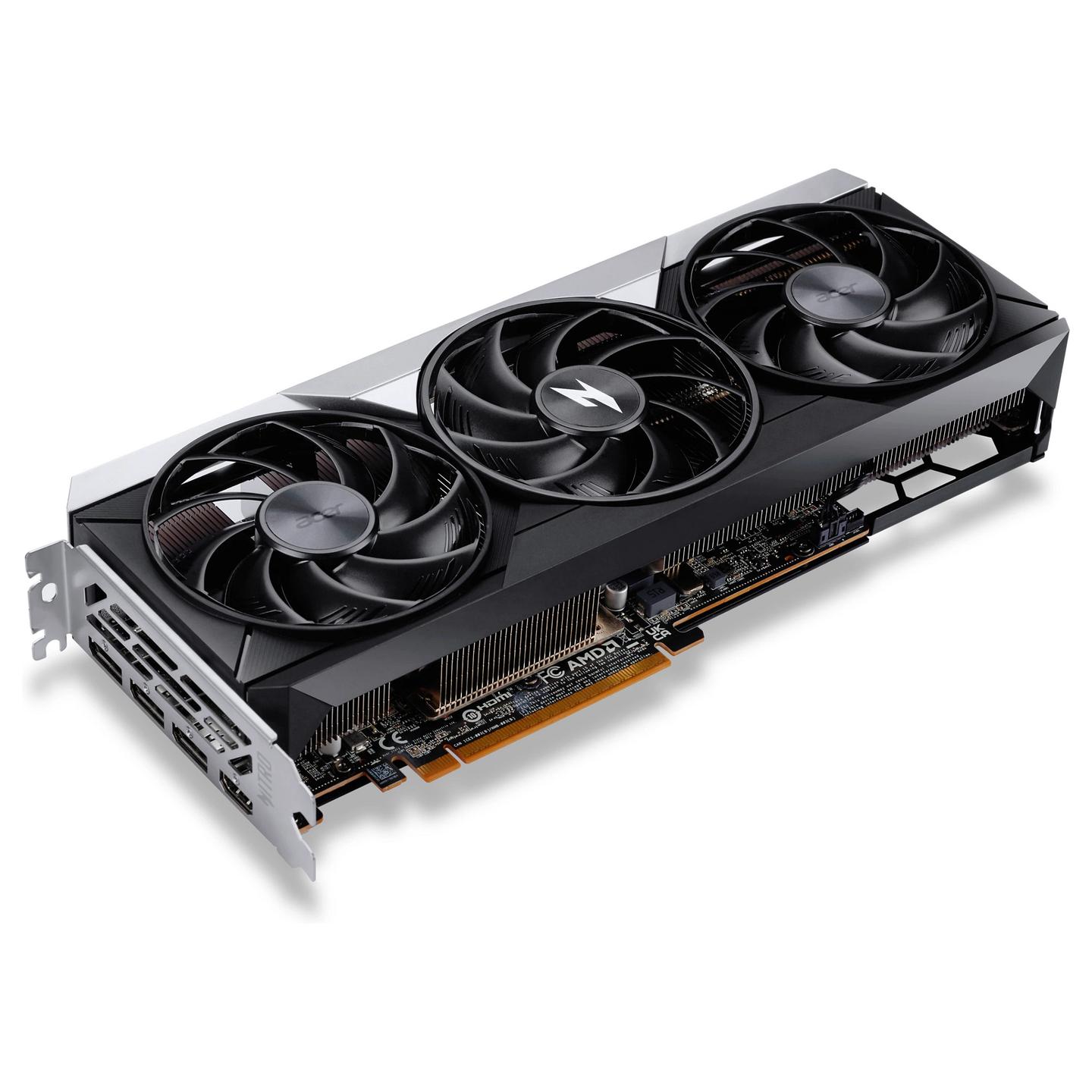 Kartelë Grafike AMD Acer Radeon RX 9070 XT Nitro OC, 16GB GDDR6, 256-bit, PCIe 5.0 x16, 3xDP 2.1, HDMI 2.1a - Zezë - 2