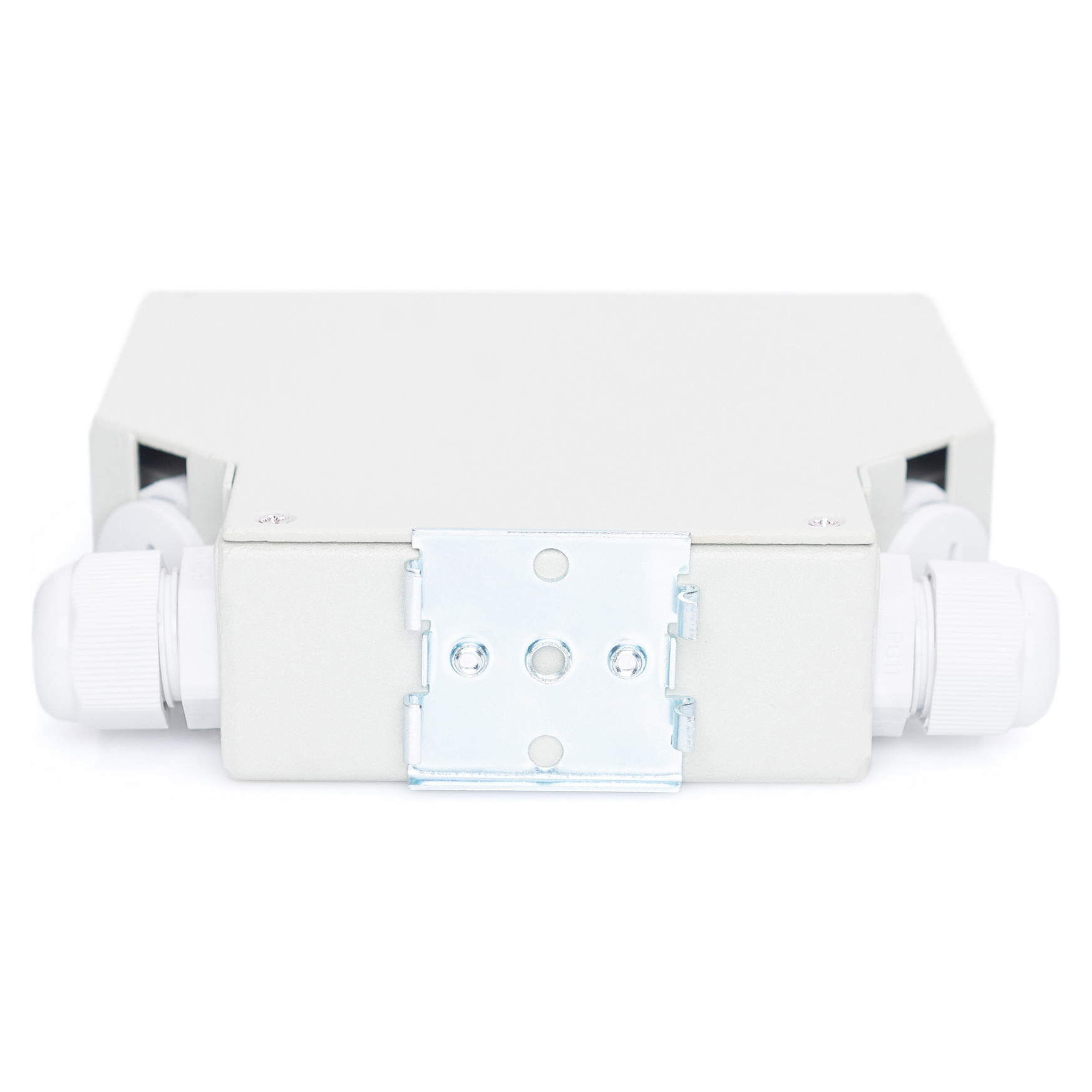 Kuti për Fiber Optike DIGITUS DN-96891 / 8x LC Duplex / Montim DIN / 125 × 130 × 35 mm - Gri - 4