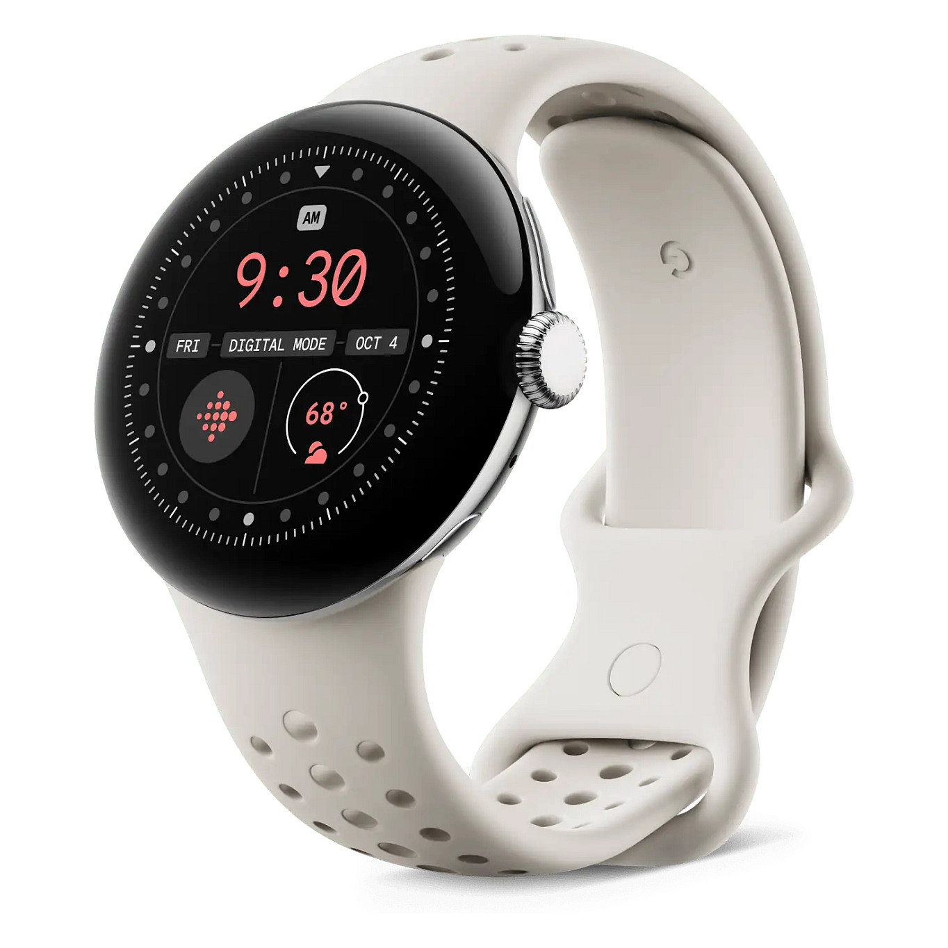 Rripa për ora Google Pixel Watch 3 / Active Sport Band / 45 mm – Bezhë e hapur - 2