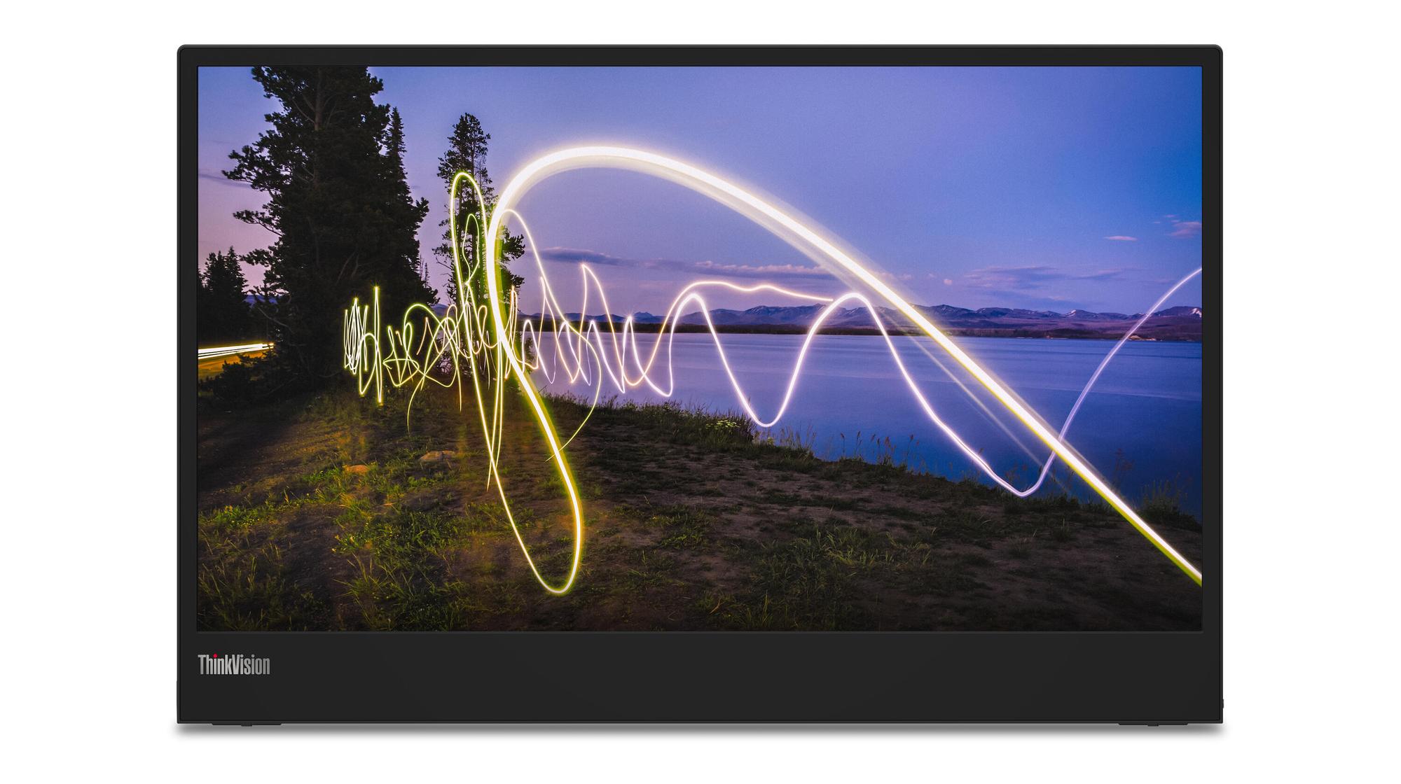 Monitor Portativ Lenovo ThinkVision M15 / 15.6" / Full HD IPS / 60Hz / 6ms / USB-C - Zezë