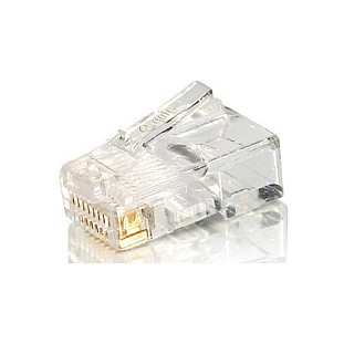 Aksesorë për rrjet Equip Adapter Plug Connector / Round Cable C5 / RJ45 / 100 Stk - 1