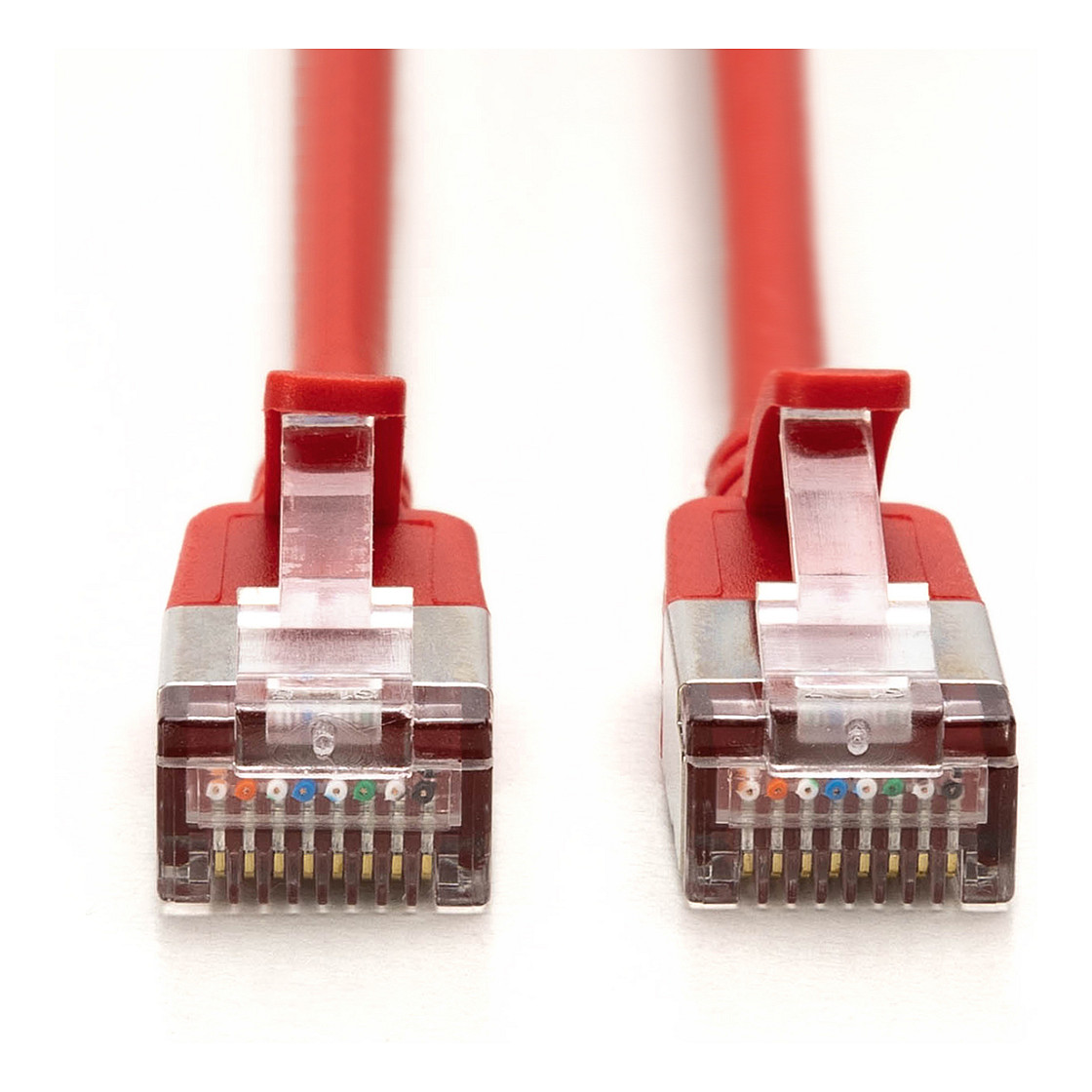 Kabllo për Rrjet DIGITUS Patchcable CAT6A F/FTP Slim 0.30m - Kuqe - 4