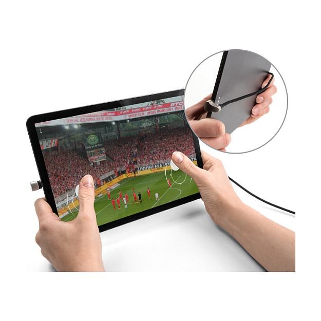 Kabllo USB DeLOCK 80026 / USB-C në Lightning / 2m / USB 2.0 / 3A / 480 Mbps / MFi / Këndore 180° / Tekstil - Zezë/Argjend - 6