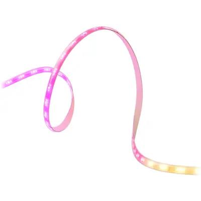 Ndriçues Philips Hue Flux Lightstrip, LED Inteligjent, 10 m, RGBW, 2000 lm, Bluetooth, Zigbee, IP20 – Bardhë