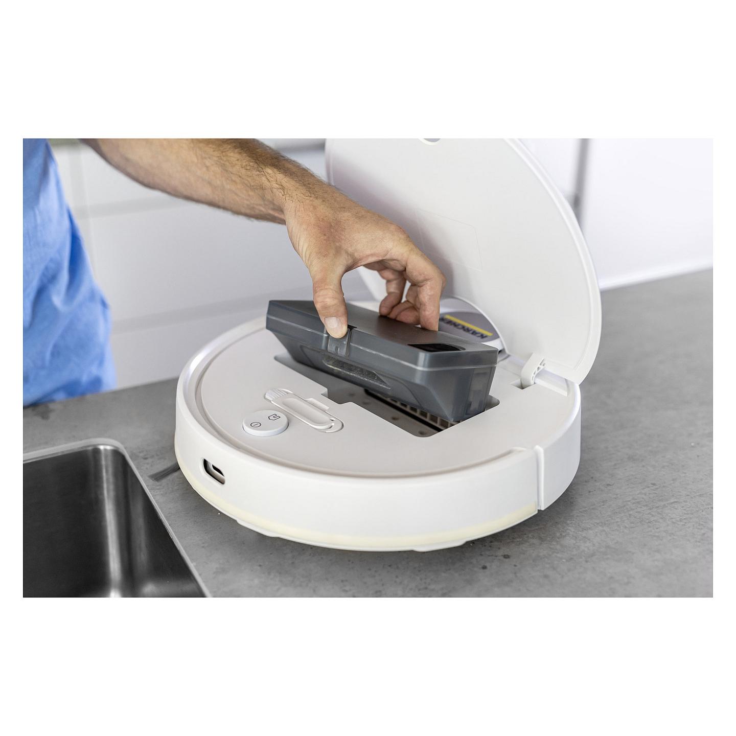 Fshesë Robotike Kärcher RCV 3 / 2500Pa / 3200mAh / LiDAR / 500ml / 300ml / 170ml / 120min / Mop – Bardhë - 5