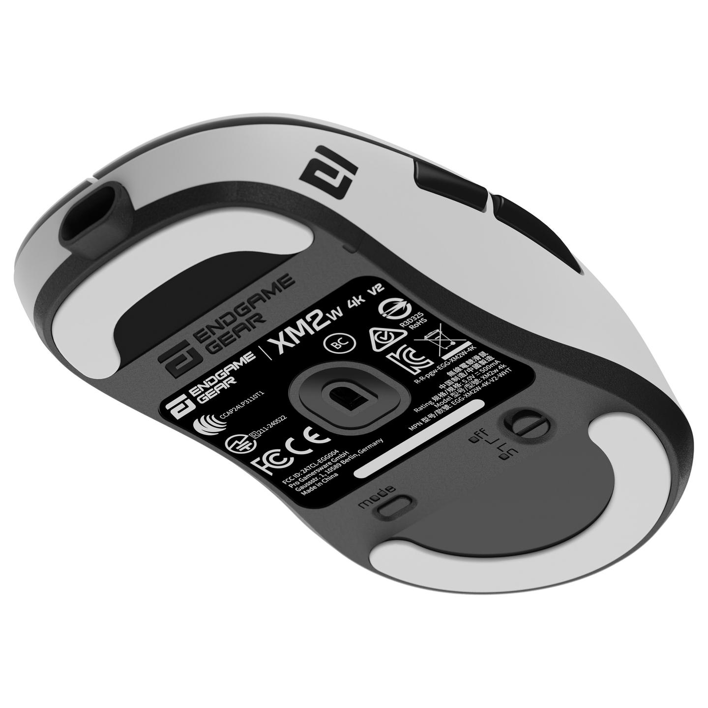 Maus Gaming Endgame Gear XM2w 4K v2 / Wireless / PixArt PAW3950 / 30.000 DPI / 4000Hz / 6 Butona / 2.4 GHz - Bardhë - 11