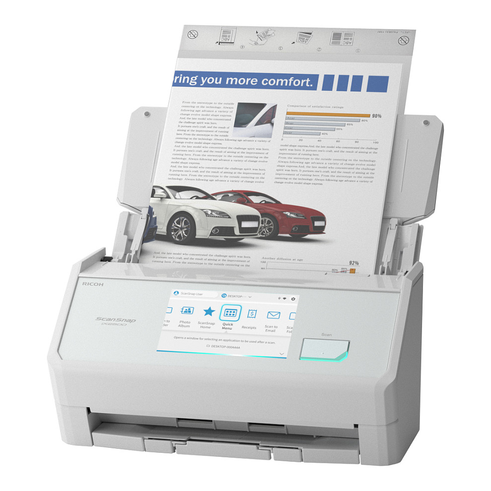 Skaner RICOH ScanSnap iX2500 A4 Document Scanner with ADF - Bardhë - 4