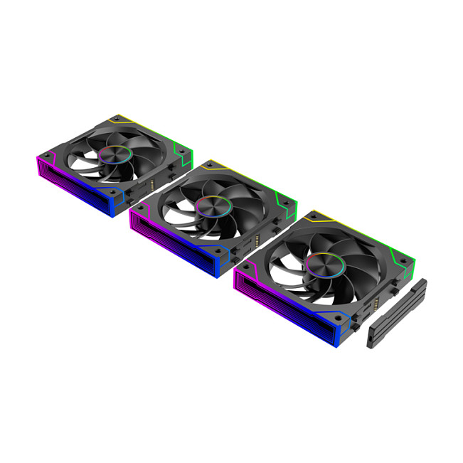 Ftohës për Kasë Xilence Gaming Series XPF360R.ARGB / 120mm / 1100-2000 RPM / ARGB / PWM / 3-Pack – Zezë - 3