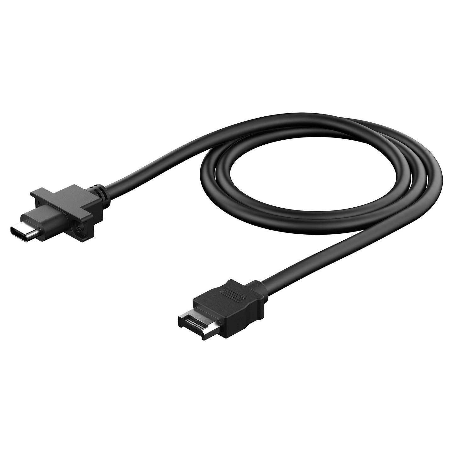 Kabllo USB Fractal Design FD-A-USBC-001, USB-C 10Gbps, 0.67m - Zezë - 3