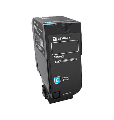 Toner Lexmark 74C2HCE / 12.000 faqe – Blu - 2