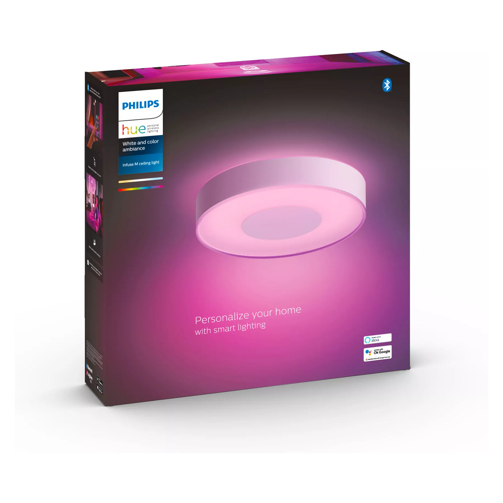 Llambë tavanore Philips Hue White & Color Ambiance Infuse –Bardhë - 3