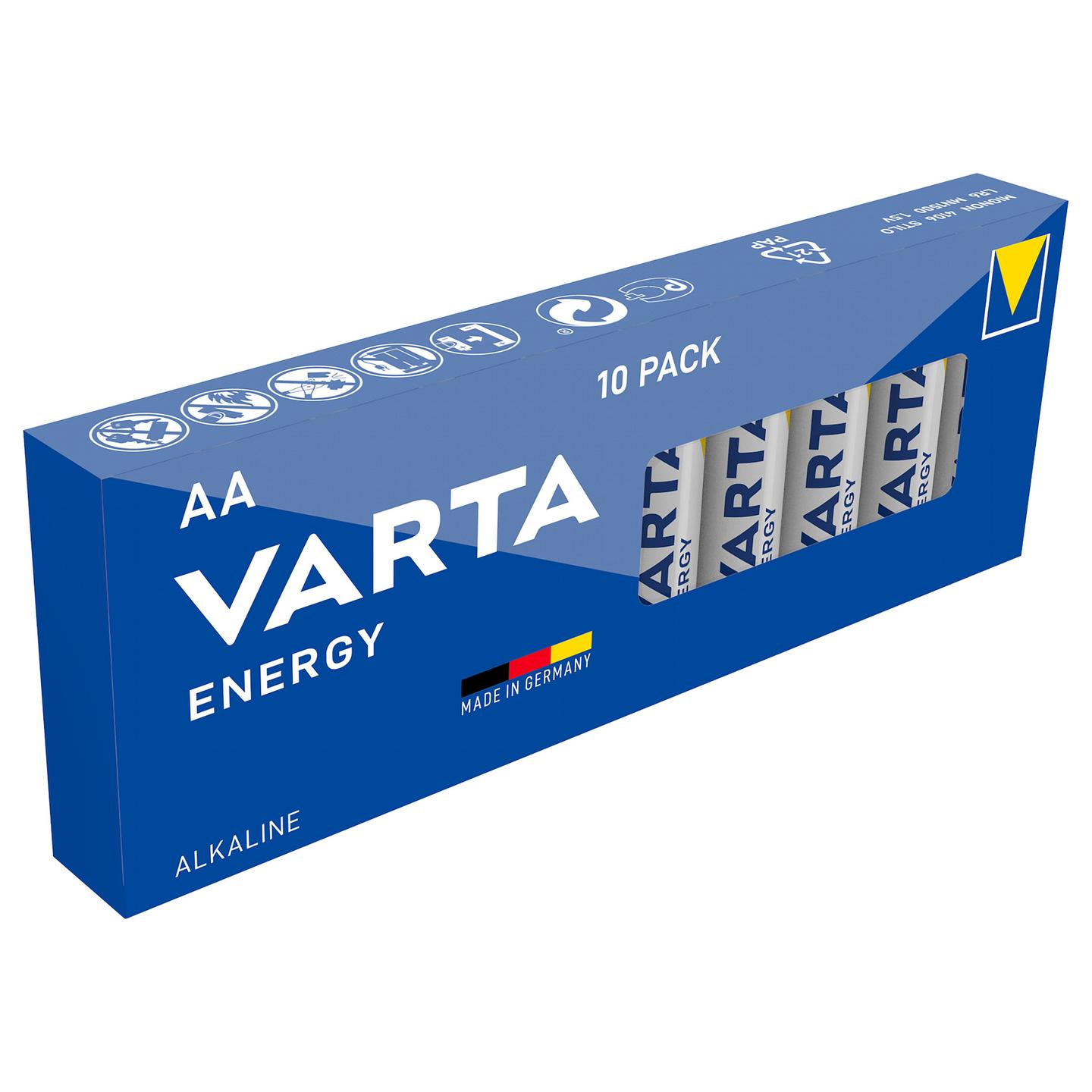 Bateri AA (LR6) 1.5V Energy / 10Pack / Varta - 3