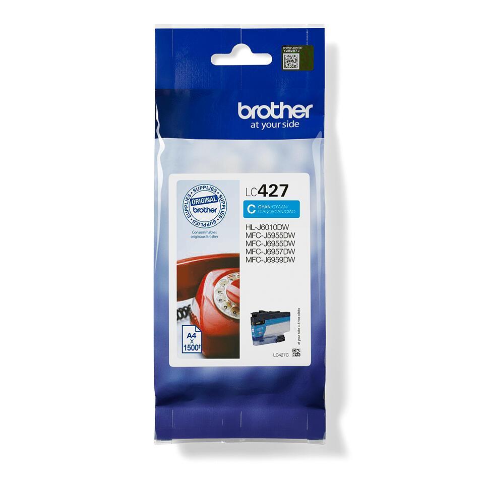 INK Brother LC-427C / LC427C / Standard / 1500 faqe – Blu - 1