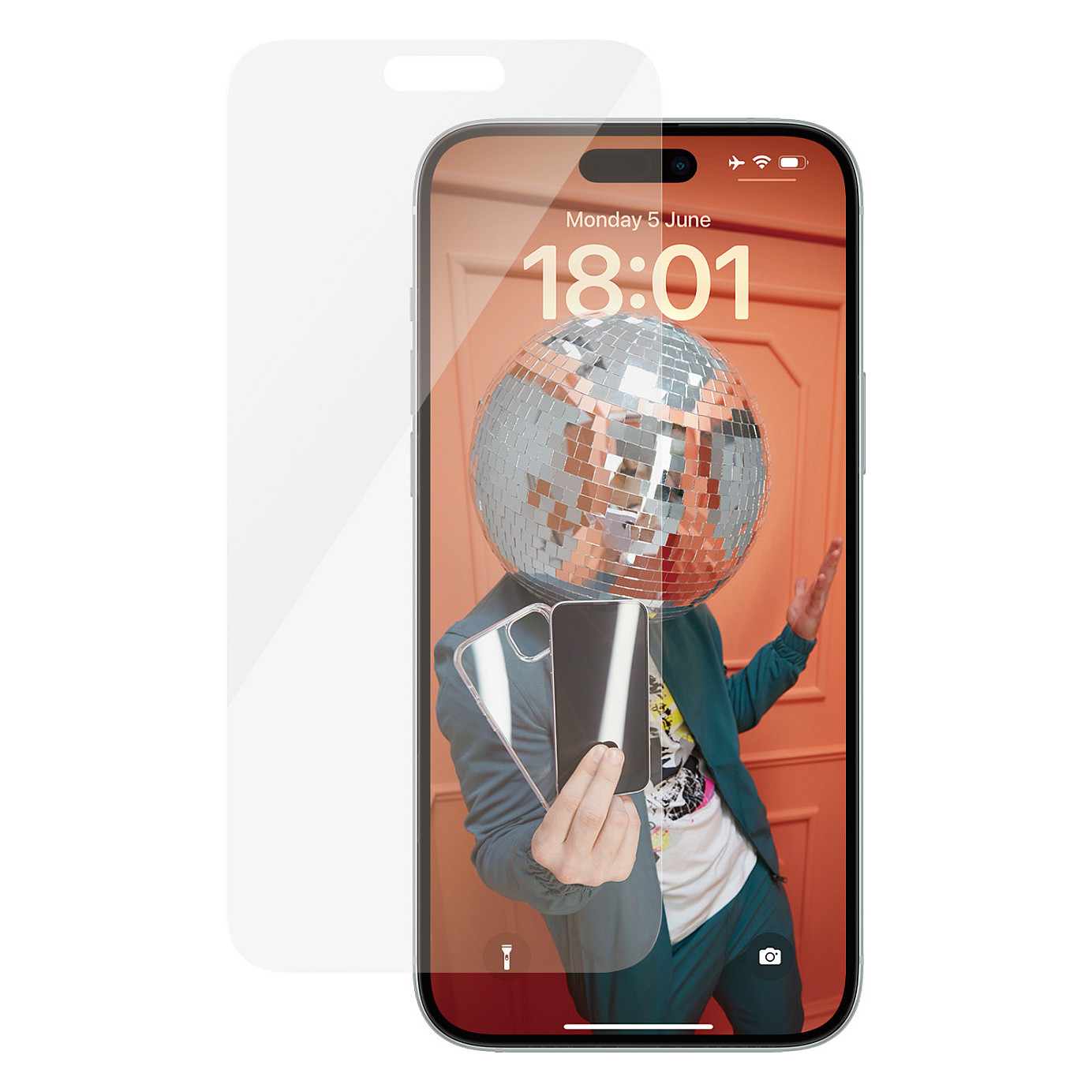 Aksesorë për telefon PanzerGlass / Screen Protector / iPhone 15 Plus / Classic Fit - 1