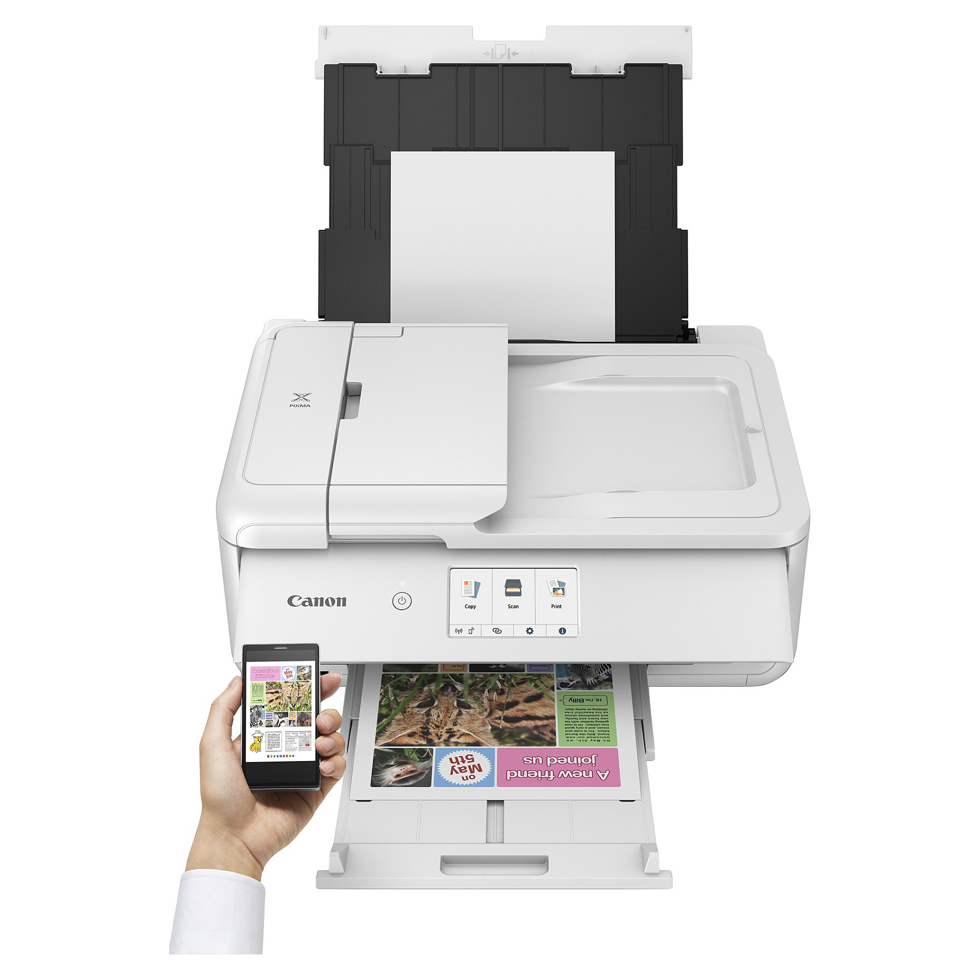 Printer Multifunksional T Canon PIXMA TS9551Ca WIFI Touch / 3in1 / A3 / 15ppm - Bardhë - 12