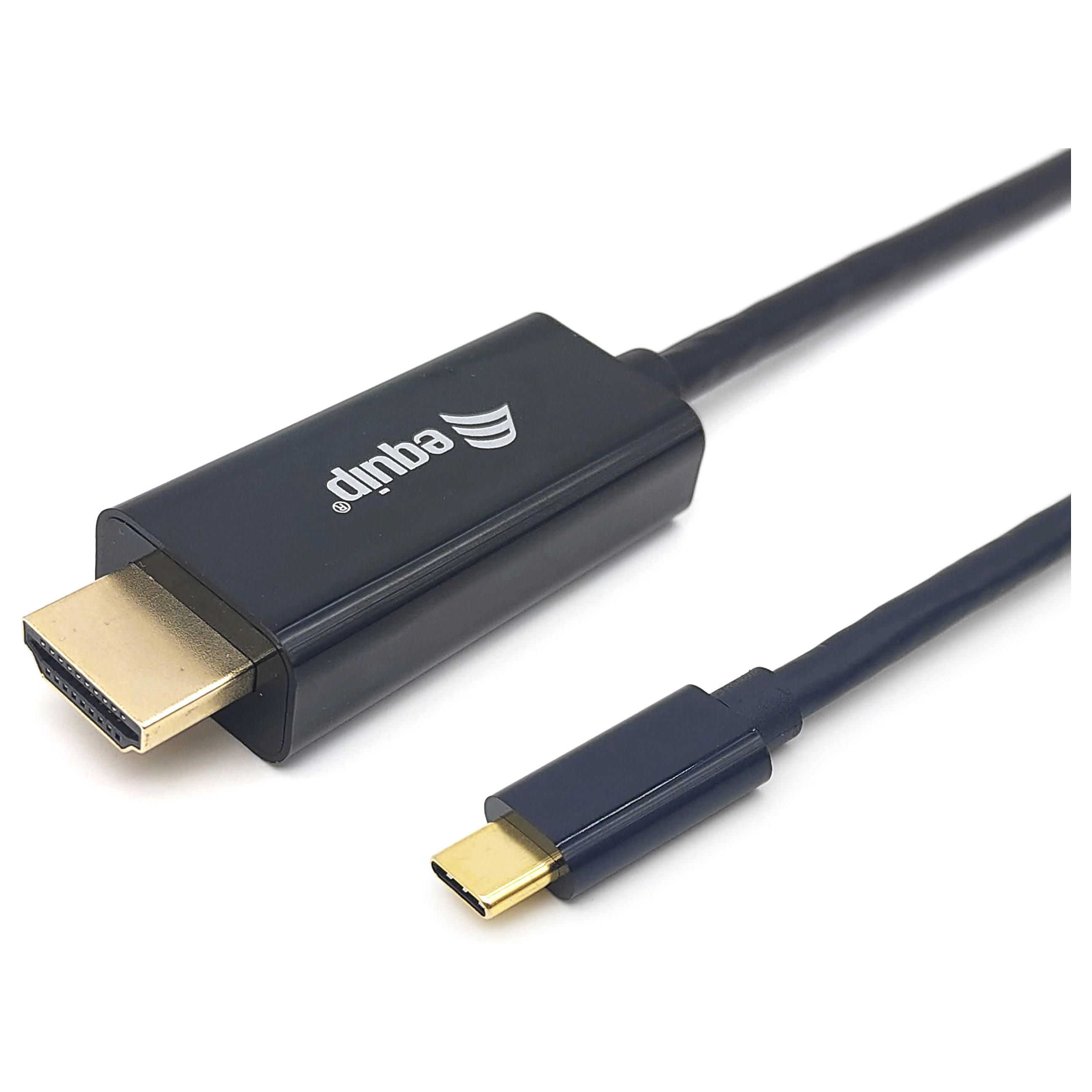 Kabllo Adapter Equip USB-C & HDMI 4K30Hz 1.00m / e zezë - 1