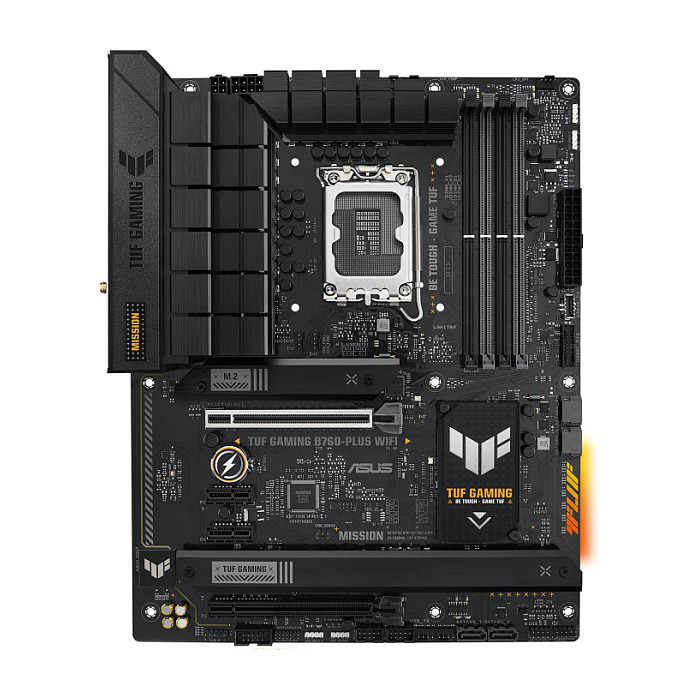Pllakë Amë MB Intel ASUS TUF Gaming B760-PLUS WIFI / Intel Socket 1700 / DDR5 / ATX / HDMI+DP - 1
