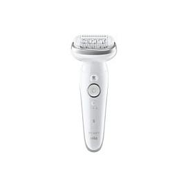 Makinë Depilimi Braun Silk·épil 9 Flex 9-011, 40 Pinca MicroGrip, Wet & Dry, Pa Kabllo – Bardhë 