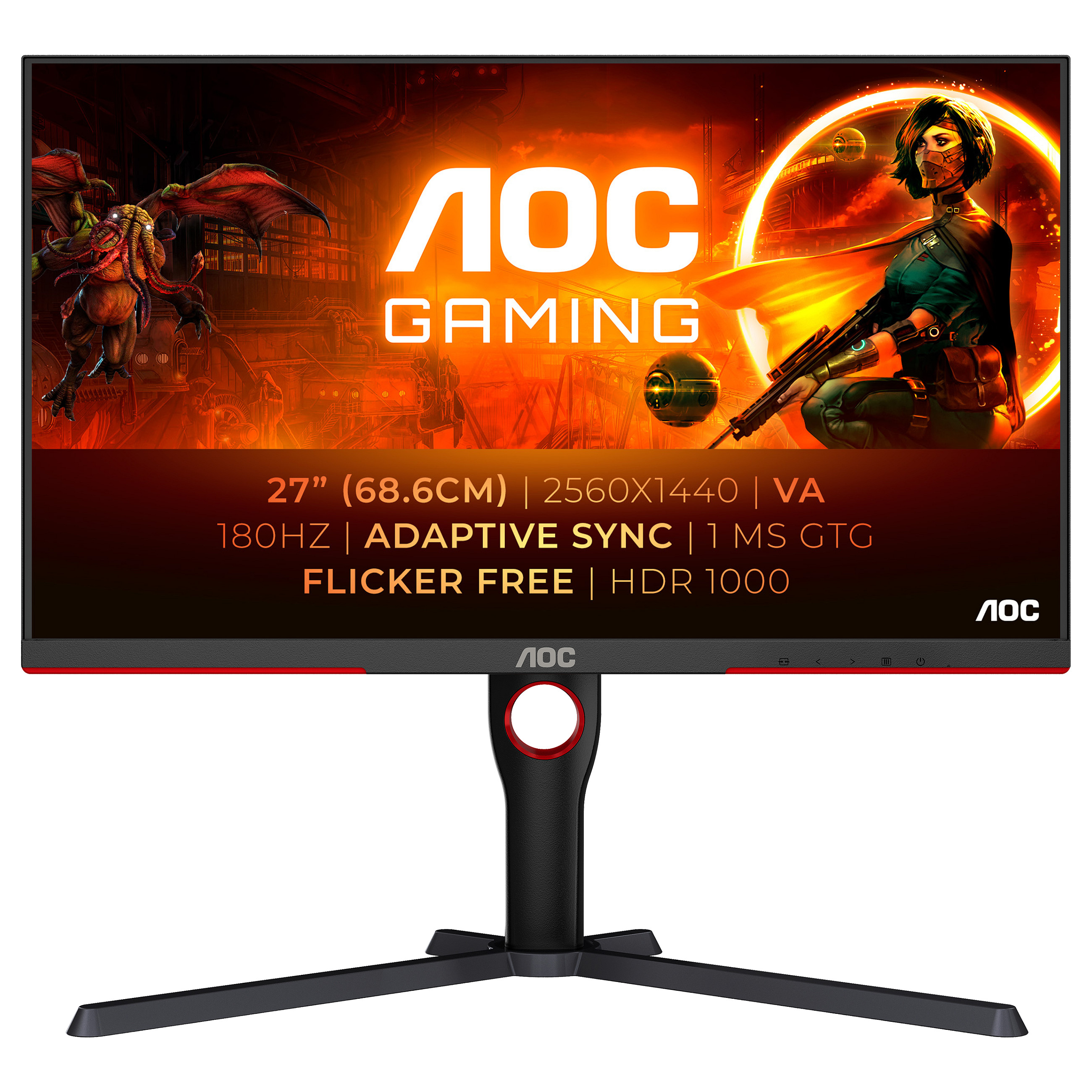 Monitor AOC Q27G3XMN BK – 27” / VA / QHD / 1ms / 180Hz / HDR1000 / I zi - 19