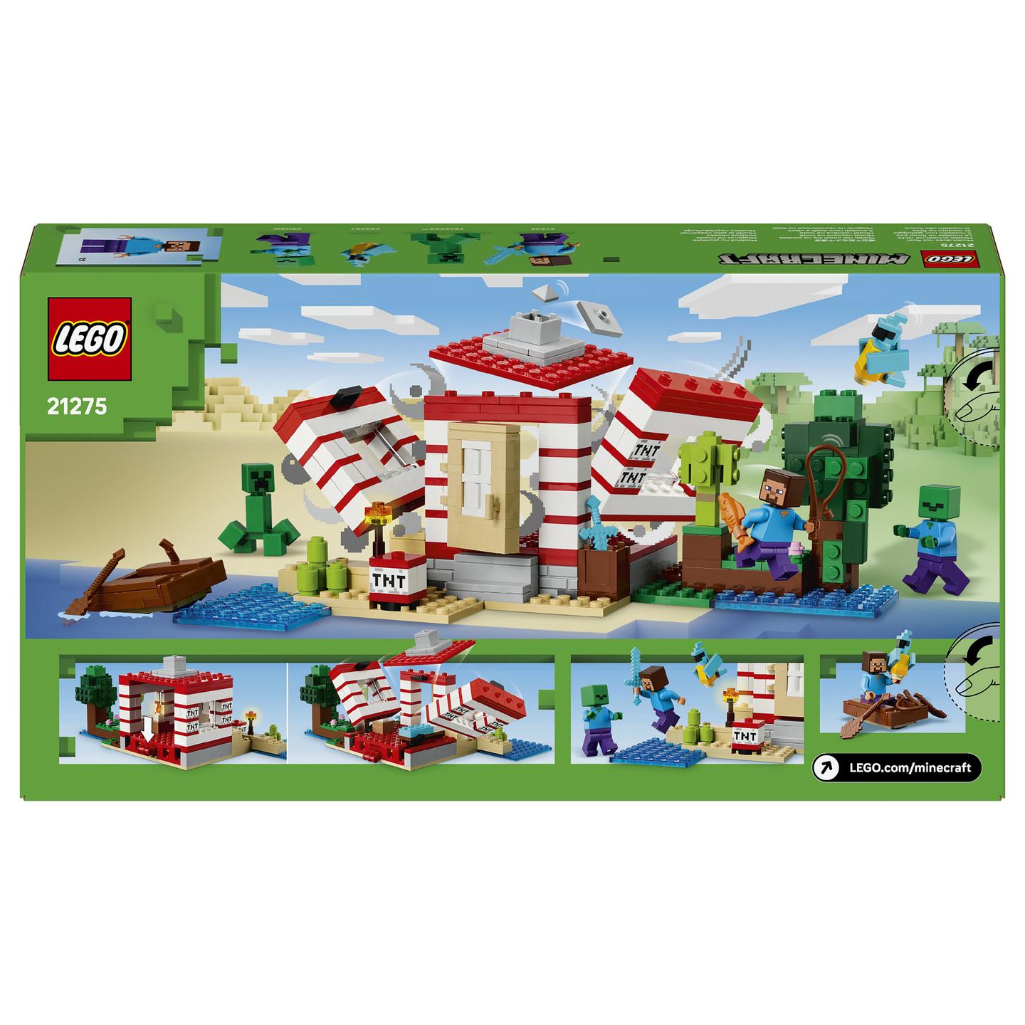 LEGO Minecraft The TNT Jungle House - 26