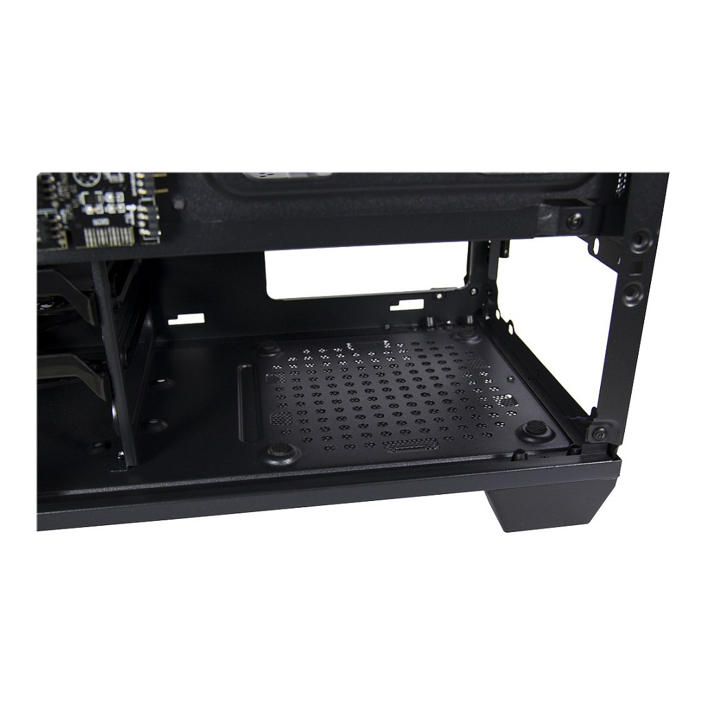 Kasë PC Inter-Tech X-608 Infinity Micro / Micro Tower / Micro-ATX / Mini-ITX / 1x 120mm RGB Fan / Tempered Glass - Zezë - 13