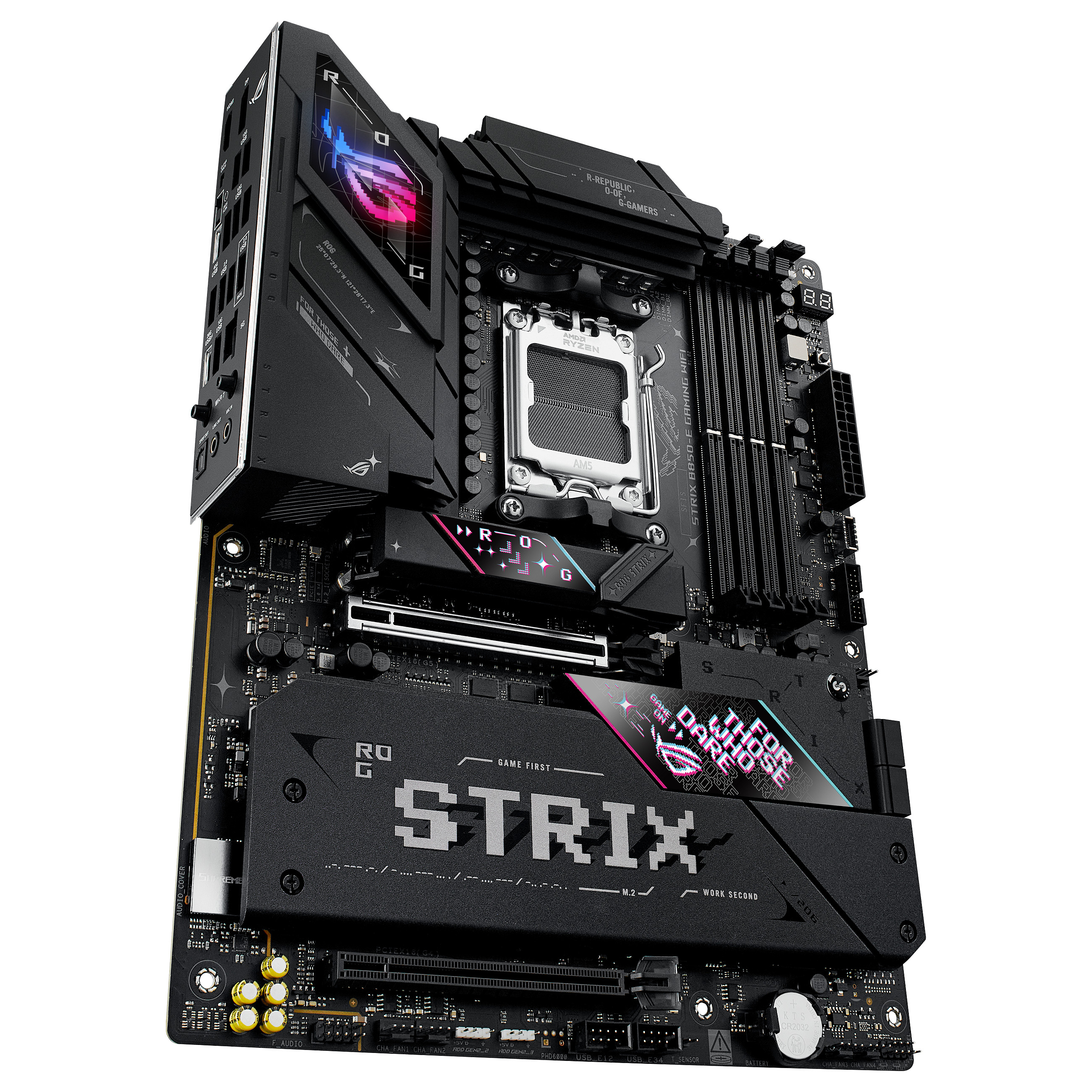Pllakë Amë AMD AM5 ASUS ROG STRIX B850-E Gaming WIFI / DDR5 / HDMI+DP - 7