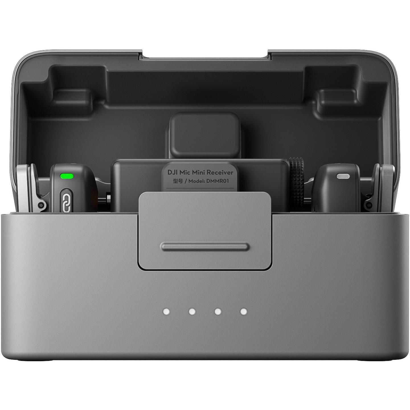 Mikrofon DJI Mic Mini, 2 Transmetues, 1 Marrës, Charging Case - Zezë - 5