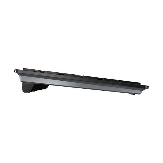 Tastierë pa kabllo CHERRY KW 9100 SLIM / AZERTY / 108 Taste / RF Wireless + Bluetooth - Zezë - 6