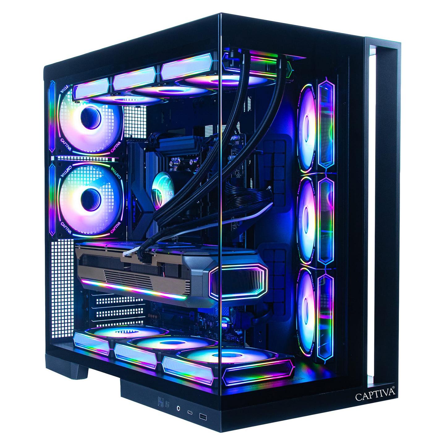 Kompjuter Gaming Captiva Highend I10-2668, Ultra 7 270K Plus, 32GB DDR5, 1TB, RTX 5070 Ti 16GB - Zezë