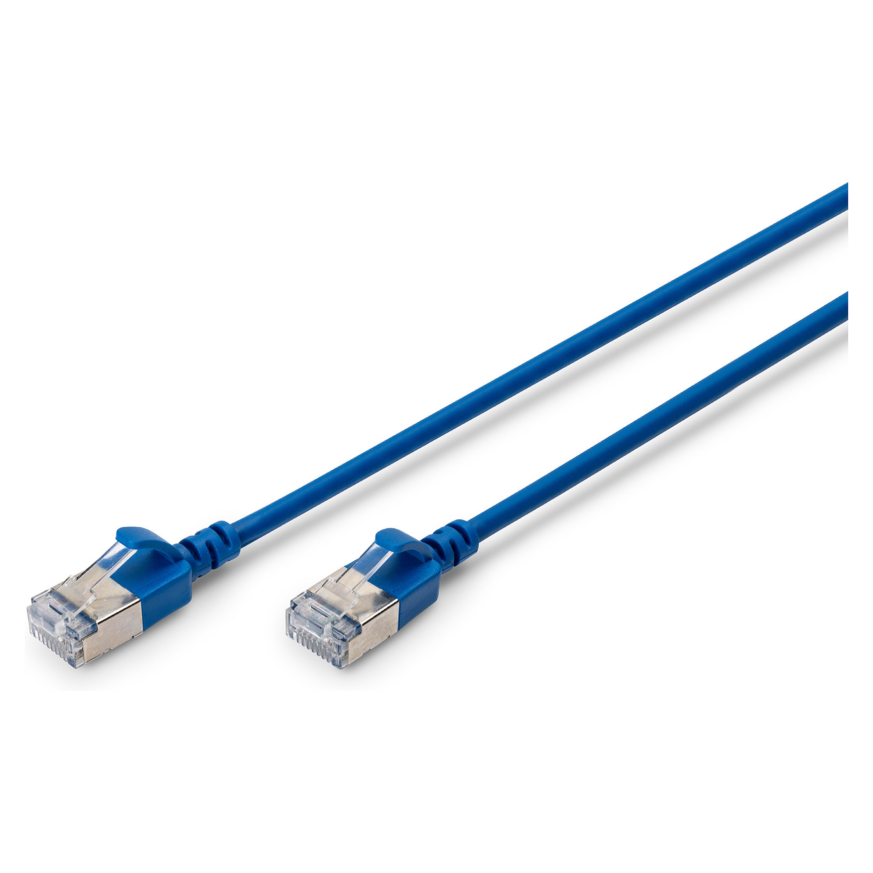 Kabllo për Rrjet DIGITUS Patchcable CAT6A F/FTP Slim 2.00m – Blu - 1
